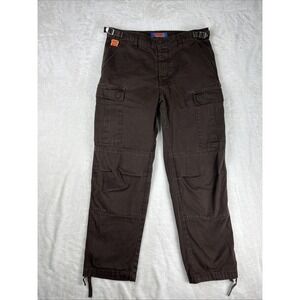 Vintage Empyre Cargo Pants Mens 32 Brown Adjustable Button Fly Relaxed